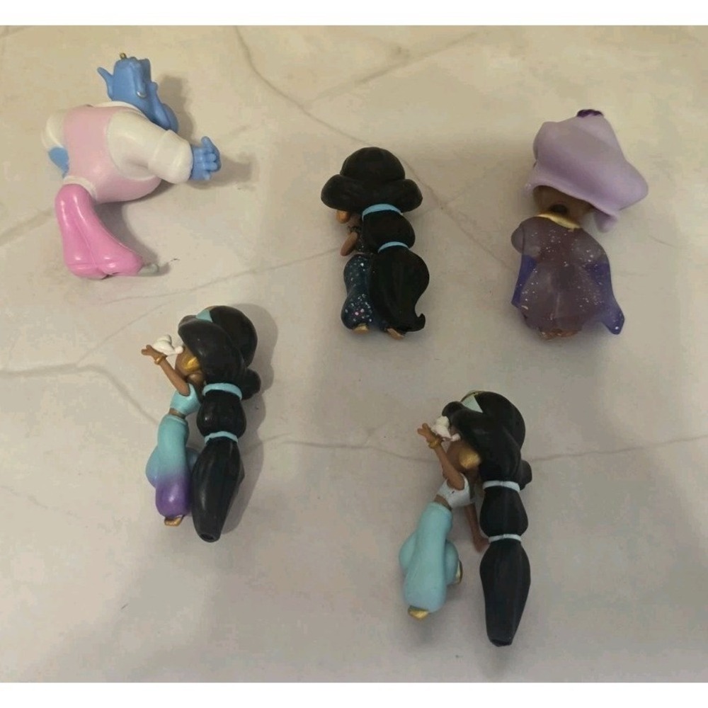 Disney Princess Jasmine Characters Figures Set Of 5 Figures Mystery Mini Series - Picture 2 of 2